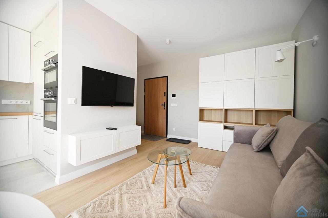 Beige 3City Apartment With Parking In Gdansk By Noclegi Renters Exteriör bild